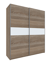 Шафа (шкаф) з ДСП/МДФ в спальню/вітальню/дитячу купе Martina K дуб сонома Blonski