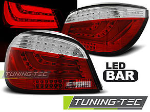 Задні ліхтарі BMW E60 07.03-02.07 RED WHITE LED BAR