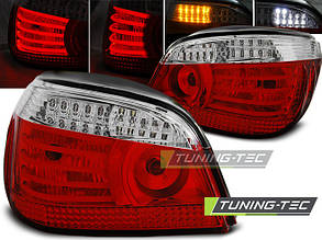 Задні ліхтарі BMW E60 07.03-07 RED WHITE LED