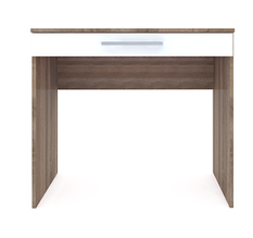 Столик будуарний туалетний з ДСП/МДФ в спальню Martina T дуб сонома трюфель+білий Blonski