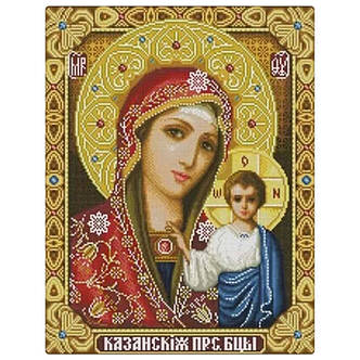 Алмазна вишивка Казанська ікона, фото 1