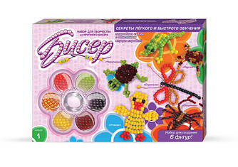 Набір для творчості з великого бісеру Danko Toys 1. Б6-1