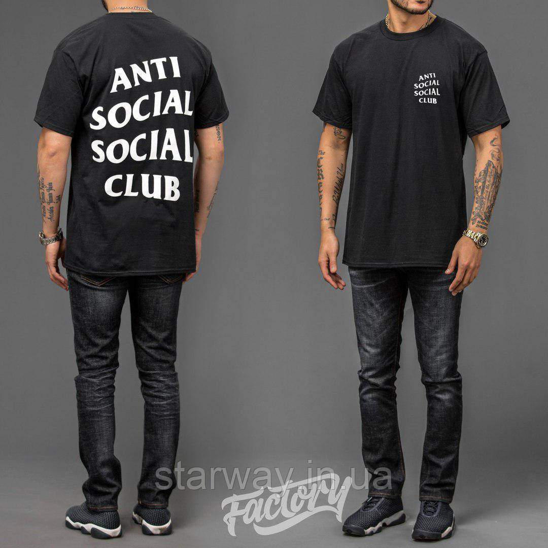 Футболка з принтом assc | Anti Social social club logo