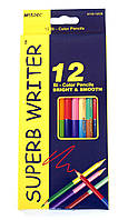Набір кольорових олівців (двосторонній) 12 шт./24 кв. "Superb Writer" MARCO 4110-12