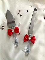 Ніж і лопатка для весільного торта