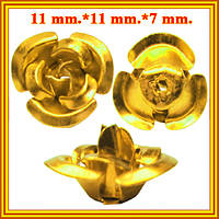 Новое Поступление: Розы 3D Средние Алюминиевые для Бижутерии 7 цветов. Коды 6225