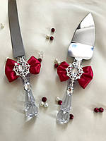 Лопатка та ніж для весільного торта