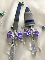 Ніж і лопатка для весільного торта