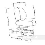 Універсальне ортопедичне крісло для підлітків FUNDESK CONTENTO GREY, фото 6