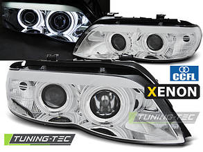 Фары BMW X5 E53 11.03-06 CHROME CCFL XENON