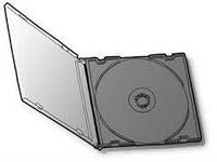 Коробка Бокс для 1-CD диска Slim чорний трей (CMC Magnetics)
