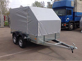 Тент на причіп легкового авто з ПВХ тканини-Бельгія