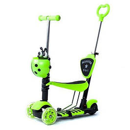 Самокати з сидінням і батьківською ручкою