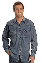 Джинсова сорочка Wrangler — Antique Blue (M)