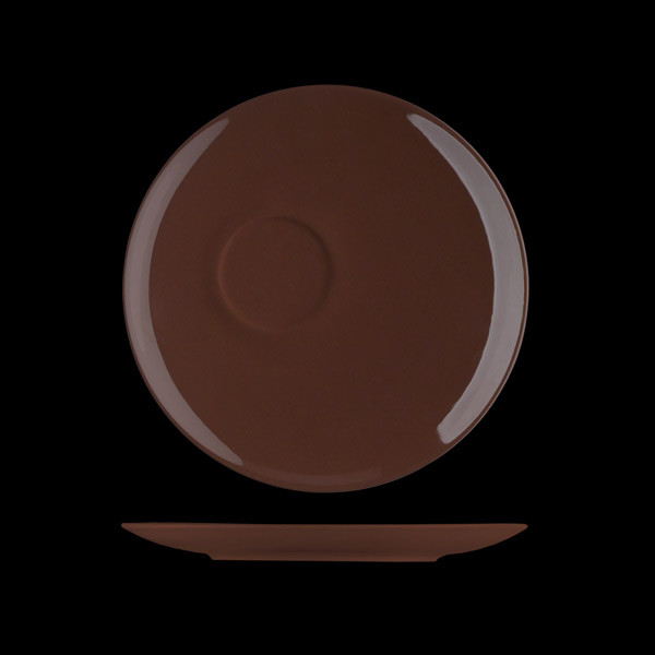 Блюдце G.Benedikt серія Le Choco brun (ø16 см), фото 1
