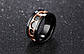 Чоловіче кільце зі сталі "Соти" з римськими цифрами, фото 3