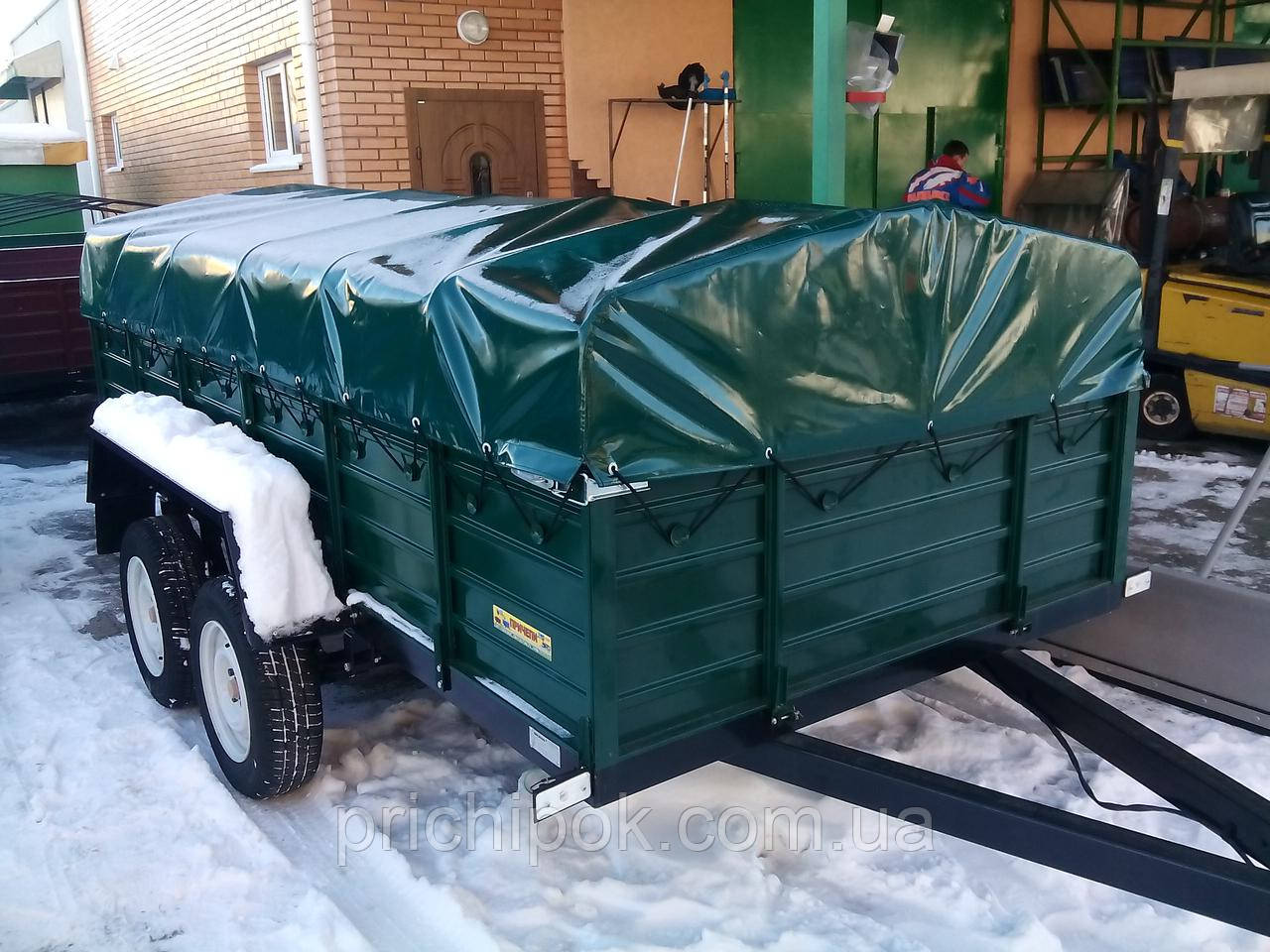 Тент на легковий причіп крид 3,2 * 1,56 тканина ПВХ, фото 1