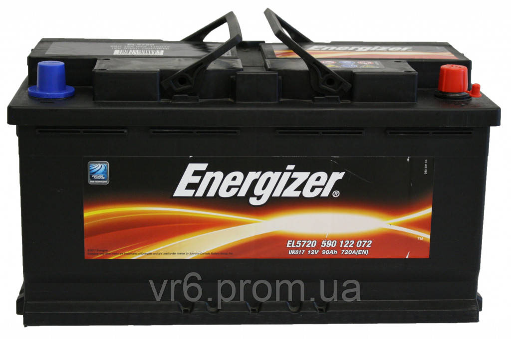 Акумулятор Energizer 90Ah, правий (+)