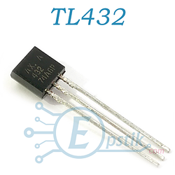 TL432 регульований стабілізатор напруги TO92