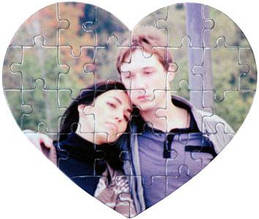 Фотопазл у формі Серця по Вашому дизайну