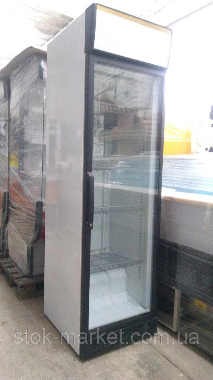 Холодильна шафа однодверна бу, шафа скляні двері б/у., фото 1