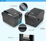 Принтер етикеток Xprinter XP-235B Black (XP-235B), фото 4