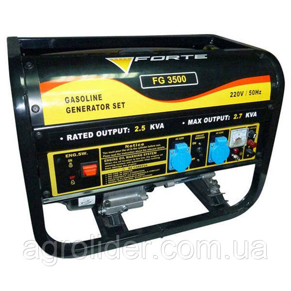 Бензиновий генератор Forte FG3500
