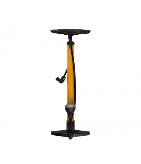 Насос підлоговий Green Cycle GPF-333P сталь з манометром,збільш об'єм, presta+schrader