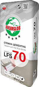 LFS-70 25кг. Стяжка цементна ANSERGLOB (48шт./піддон), фото 1
