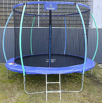 Батут OlympicSport 305 FT модель 2017 з верхнім обідком, фото 3