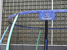 Батут OlympicSport 305 FT модель 2017 з верхнім обідком, фото 4