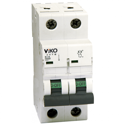 Автоматичний вимикач ViKO 2/63А, фото 1
