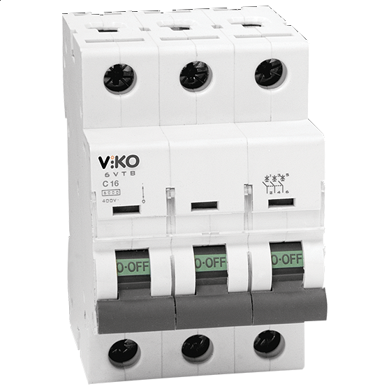 Автоматичний вимикач ViKO 3/25А, фото 1