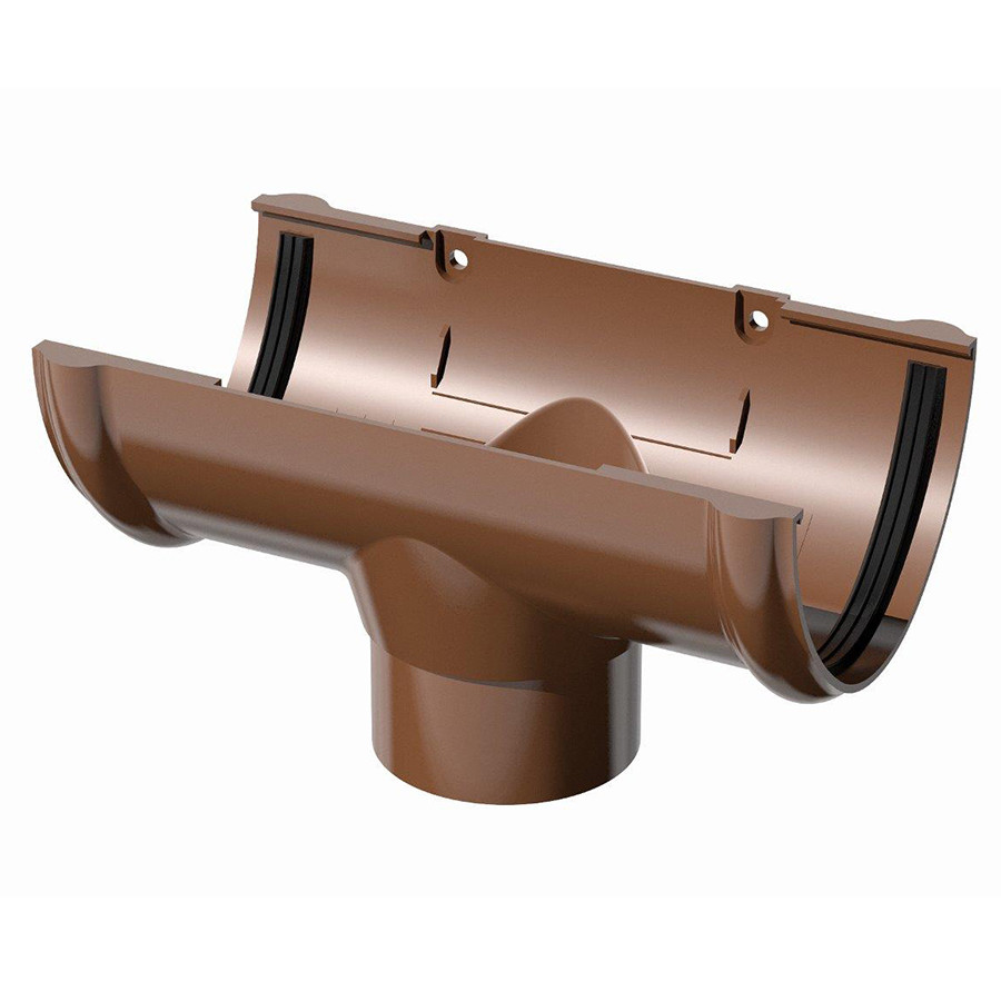 Воронка ринви коричнева 90мм. "RAINWAY", фото 1