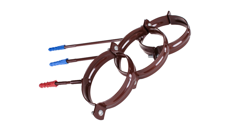 Держак труби метал. Profil L=160 130 коричневий, фото 1