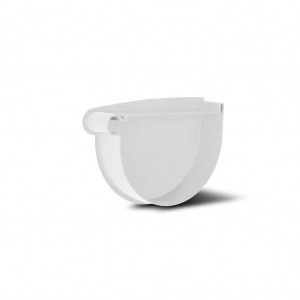 Заглушка воронки ліва біла 90мм. "RAINWAY", фото 1