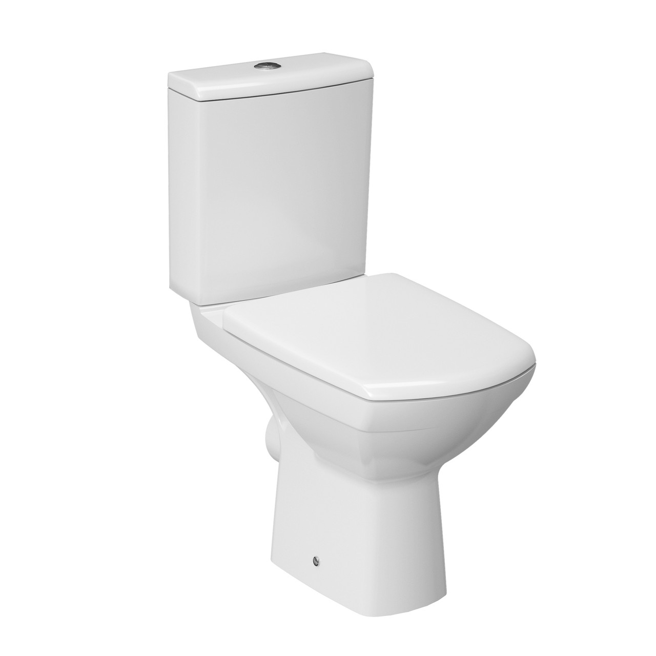 Компакт Cersanit KARINA CLEAN ONE гориз/нижн, дюропласт/мікроліфт SLIM, фото 1