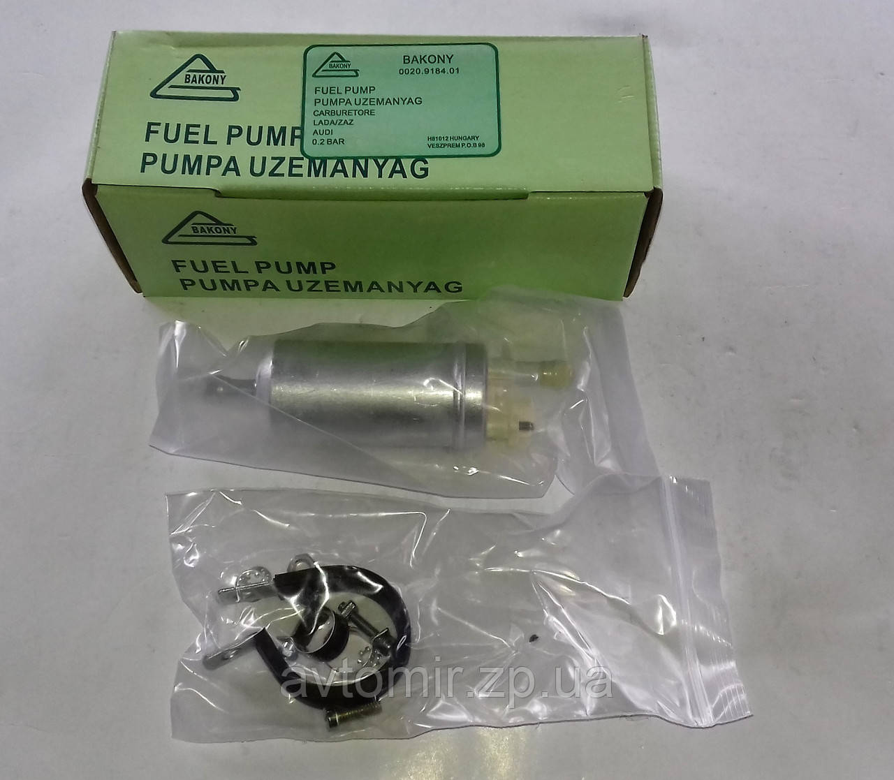 Електробензонасос низького тиску для карбюратора Москвіч 2140,2141,412,Москвіч Bakony 