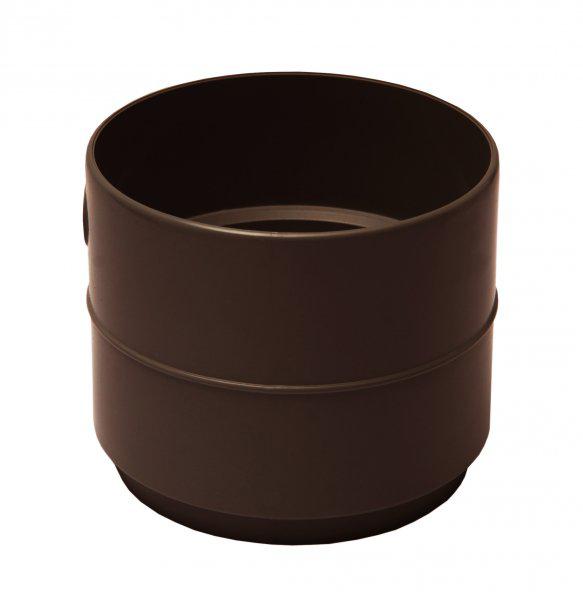 Муфта трубы коричневая 75мм, фото 1