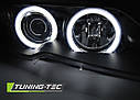 BMW E46 04.03-06 COUPE CABRIO ANGEL EYES CCFL BLACK, фото 3