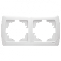 Рамка CARMEN 2-я горизонт. бел. Код УКТ ЗЕД 3926909290