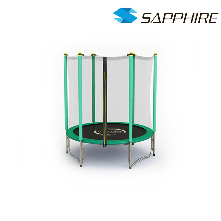 Батут SAPPHIRE 4.6 FT 140 см - зелений