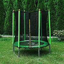 Батут SAPPHIRE 4.6 FT 140 см - зелений, фото 5