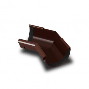Угол желоба наружный 135* коричневый 130, фото 1