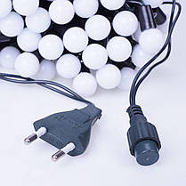 Новорічні кульки 100LED, білий холодний світ, фото 4