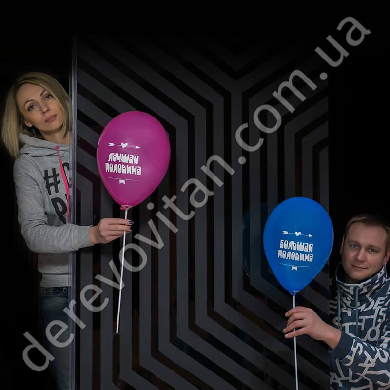 Воздушные шары ко Дню Влюбленных "Шарики-влюблярики", 5 пар×30 см - фото 3 - id-p645225814