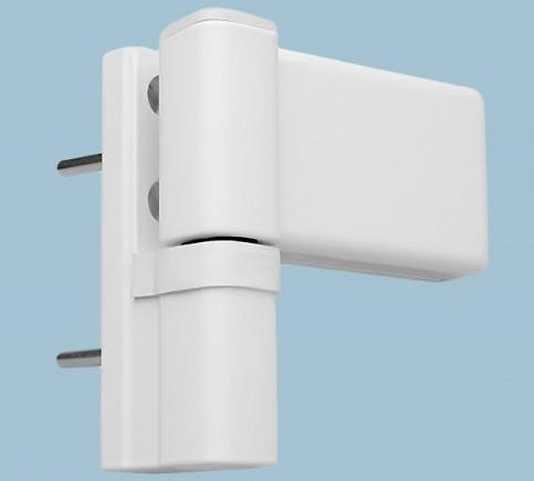 Петля дверна DHV (140 кг) біла для ПВХ