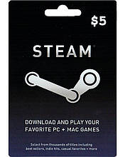 STEAM GIFT CARD 5$ | Всі регіони