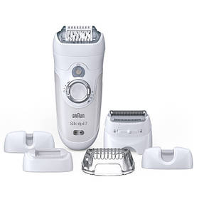Епілятор Braun Silk Epil 7561 біло-сріблястий