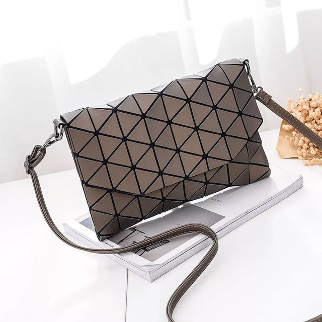 Сумочка клатч жіночий Bao Bao матова (бронзова), фото 1